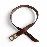 Cinto Dolce Gabbana Marrom Fivela Dourada