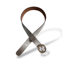 Cinto Gucci GG Monograma Metalizado 