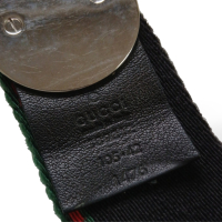 Cinto Gucci D-Ring Web Preto Cinto Gucci D-Ring Web Preto