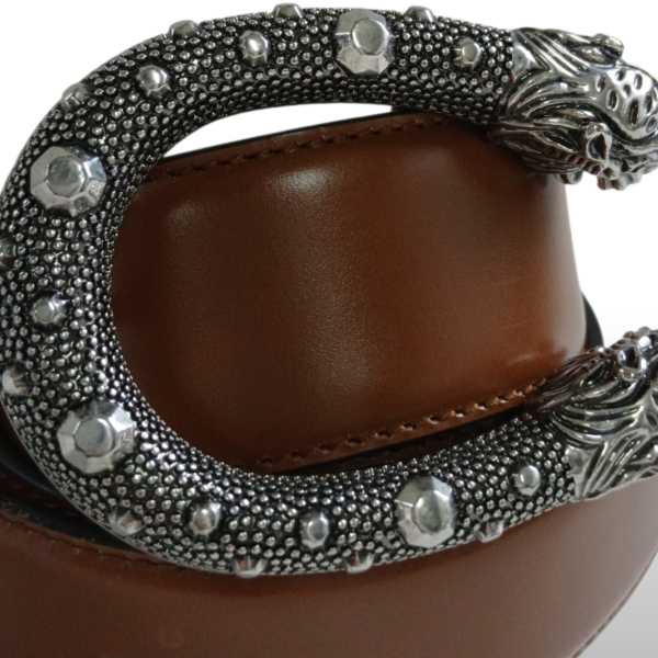 Cinto Gucci Dionysus Caramelo 