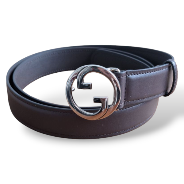 Cinto Gucci Marrom Café 