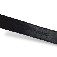 Cinto Isabel Marant Couro Preto com Estampa Vermelho e Preto-95 cm