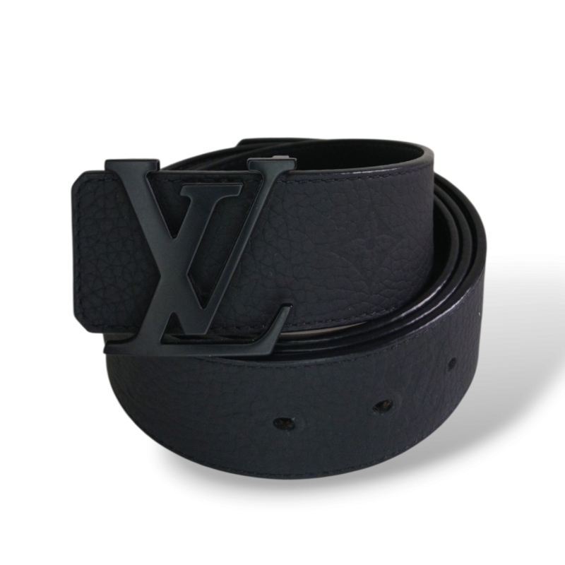 Cinto Louis Vuitton Reversível Initiales Preto 