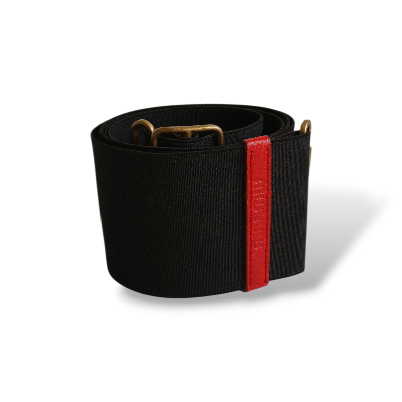 Cinto Miu Miu Elástico Preto