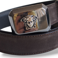 Cinto Versace Marrom de Suede