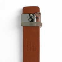 Cinto Zadig Voltaire Caramelo Fivela Prata 