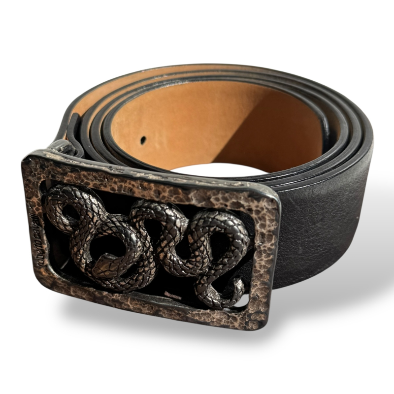 Cinto Roberto Cavalli Cobra Preto Cinto Roberto Cavalli Cobra Preto