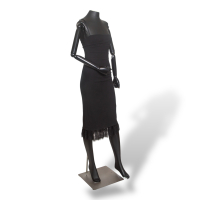 Vestido Dolce Gabbana Preto com Barra de Renda-38