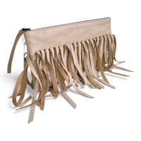 Clutch Bottega Veneta Intrecciato Wristlet Off-White