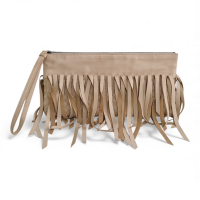 Clutch Bottega Veneta Intrecciato Wristlet Off-White