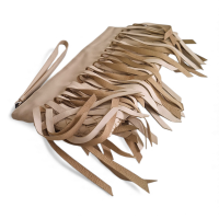 Clutch Bottega Veneta Intrecciato Wristlet Off-White