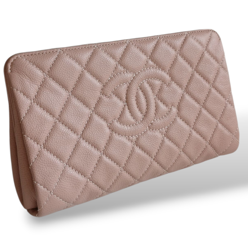 Clutch Chanel em Matelassê Rosê 