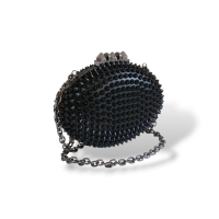Clutch Christian Louboutin Oval Spikes Mina Preta Clutch Christian Louboutin Oval Spikes Mina Preta