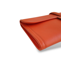 Clutch Hermès Jige Laranja 