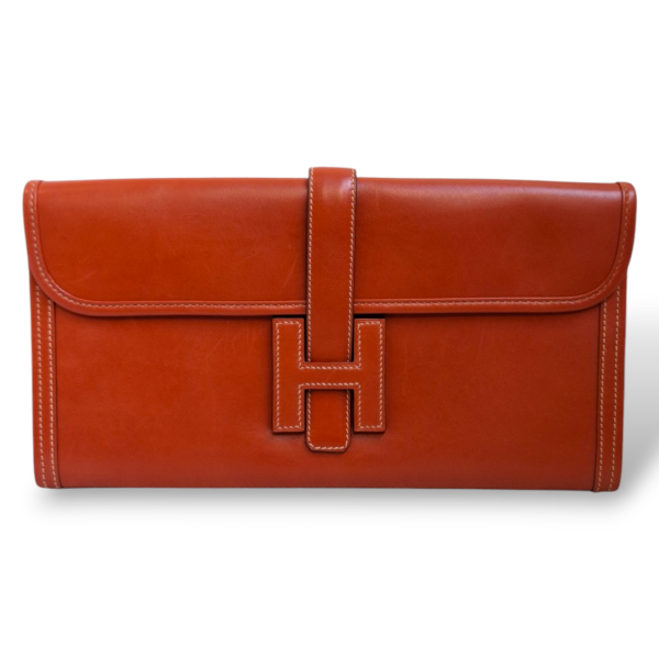 Clutch Hermès Jige Coral 29