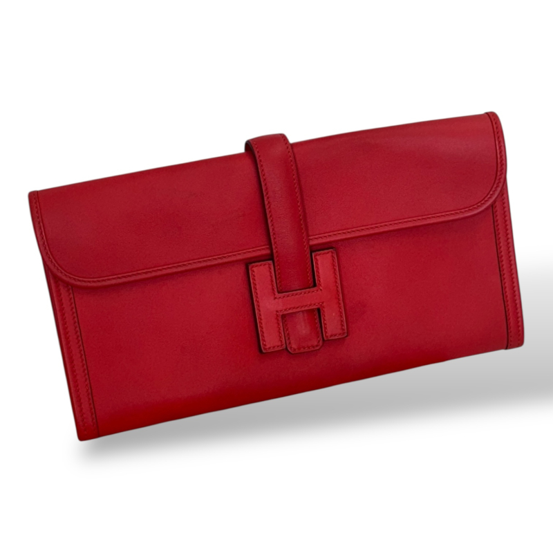 Bolsa Hermès Jige Vermelha Bolsa Hermès Jige Vermelha