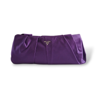Clutch Prada Satin Roxa