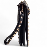 Clutch Valentino Rockstud Preta