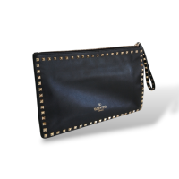 Clutch Valentino Rockstud Preta 
