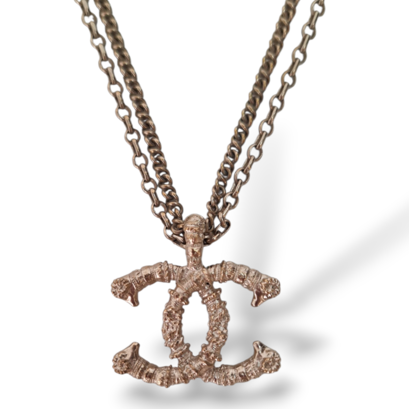 Colar Chanel Light Gold