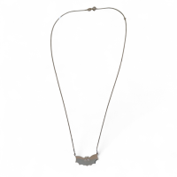 Colar Jack Vartarian Morcego Ouro Branco Colar Jack Vartarian Morcego Ouro Branco
