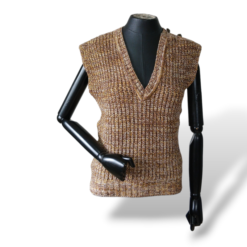 Colete Cruise Dourado e Marrom - U