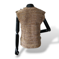 Colete Cruise Dourado e Marrom - U