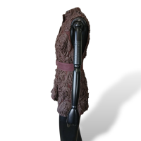 Colete Raia de Goeye Marrom com Cinto-36