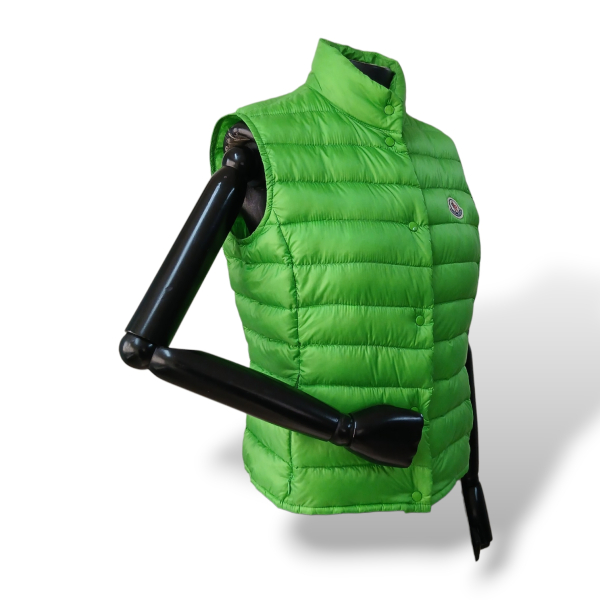 Colete Moncler Matelassê Verde Neon- 42
