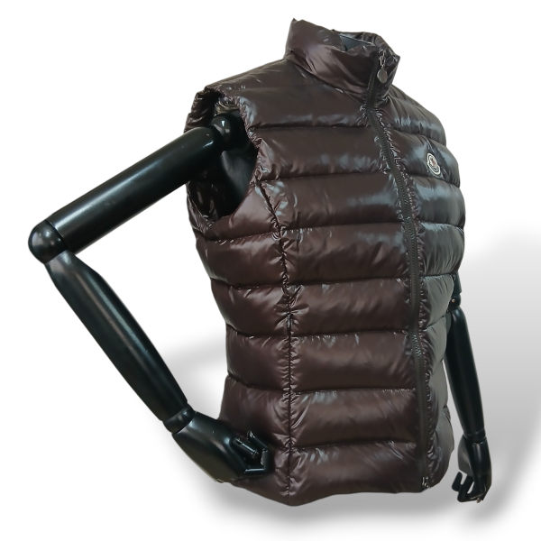 Colete Moncler Marrom Café-40