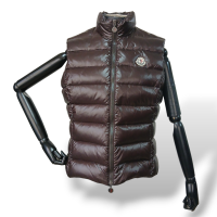 Colete Moncler Marrom Café-40