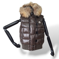 Colete Moncler Nylon Verde Musgo-40