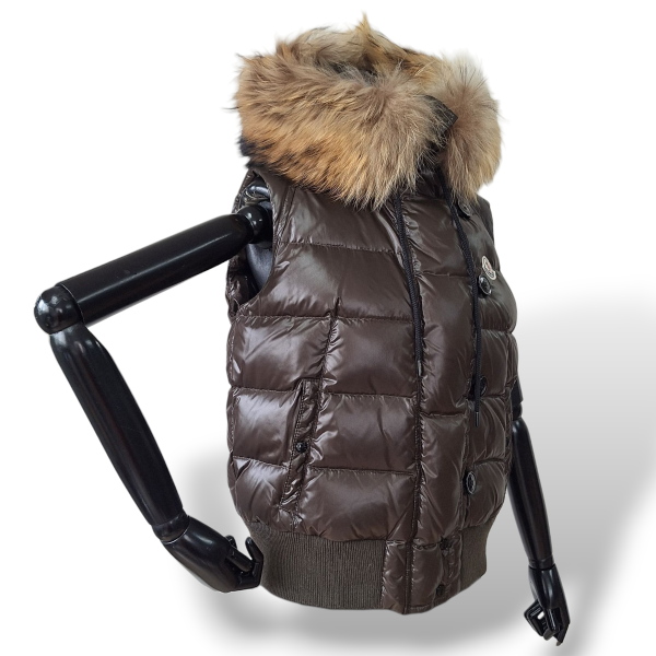 Colete Moncler Nylon Verde Musgo-40