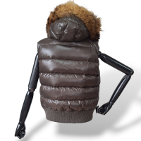 Colete Moncler Nylon Verde Musgo-40