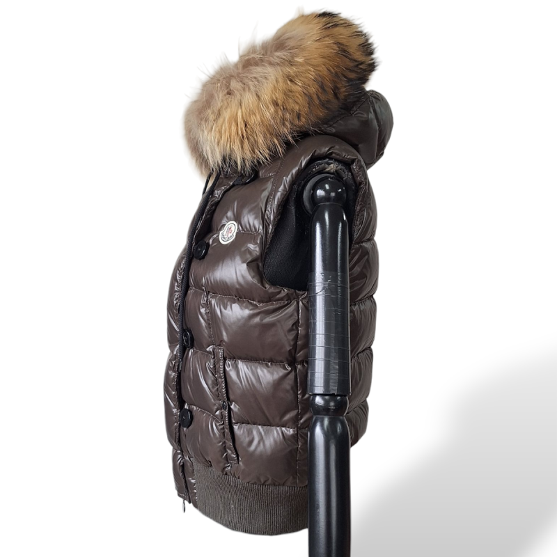 Colete Moncler Nylon Verde Musgo-40