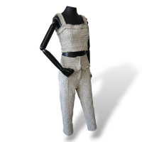 Conjunto Cruise Tear Chess Fios Dourados - 36/38