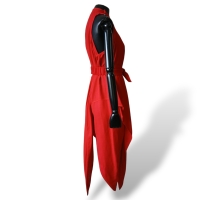 Vestido De Goeye Tecido Vermelho - 36 Vestido De Goeye Tecido Vermelho - 36
