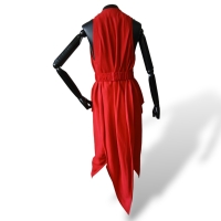 Vestido De Goeye Tecido Vermelho - 36 Vestido De Goeye Tecido Vermelho - 36