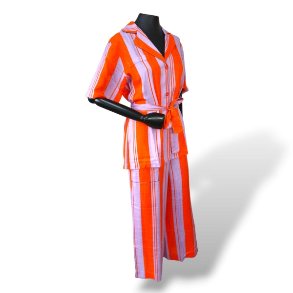 Conjunto Diane Von Furstenberg Tecido Listrado - P 