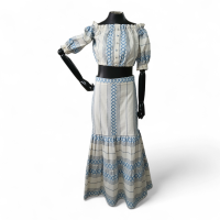 Conjunto Iorane Off White e Azul-36