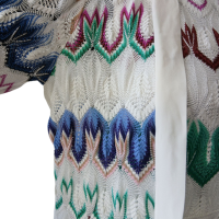 Conjunto Missoni Vestido e Casaquinho Branco-40