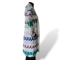 Conjunto Missoni Vestido e Casaquinho Branco-40