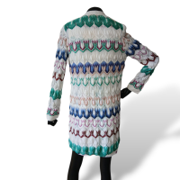 Conjunto Missoni Vestido e Casaquinho Branco-40