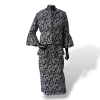 Conjunto Mixed Adamascado Estampado - 38