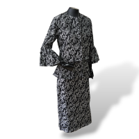 Conjunto Mixed Adamascado Estampado - 38