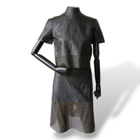 Conjunto Talie NK Couro Preto