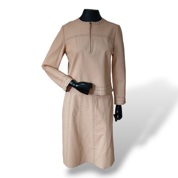 Conjunto NK Store Couro Bege - 38/40