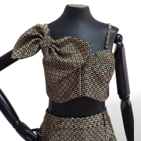 Conjunto NK Store Preto e Dourado - 38