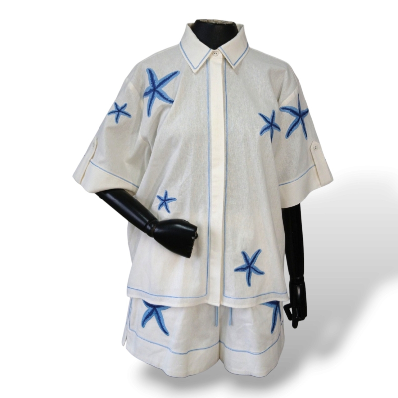 Conjunto Palm Noosa Tecido Off White - 38/40
