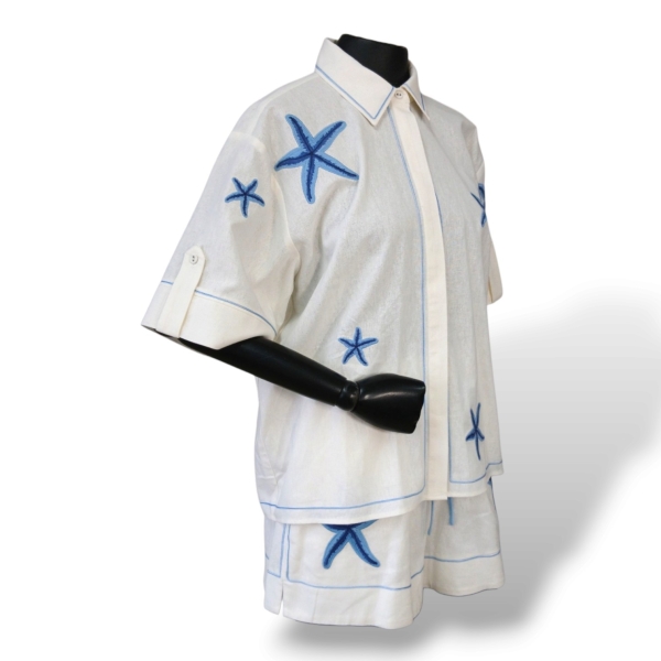 Conjunto Palm Noosa Tecido Off White - 38/40
